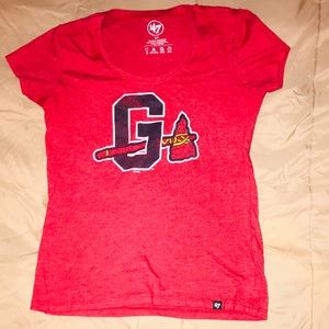 Women ‘47 Brand “Braves” Short Sleeve T-Shirt